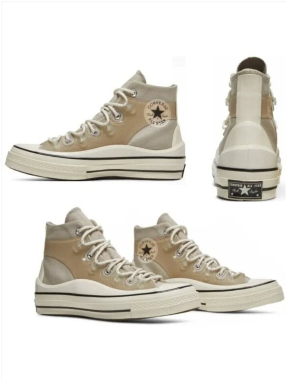 Converse Chuck 70 Utility High Hybrid Function String Sneakers Kim Jones size 5